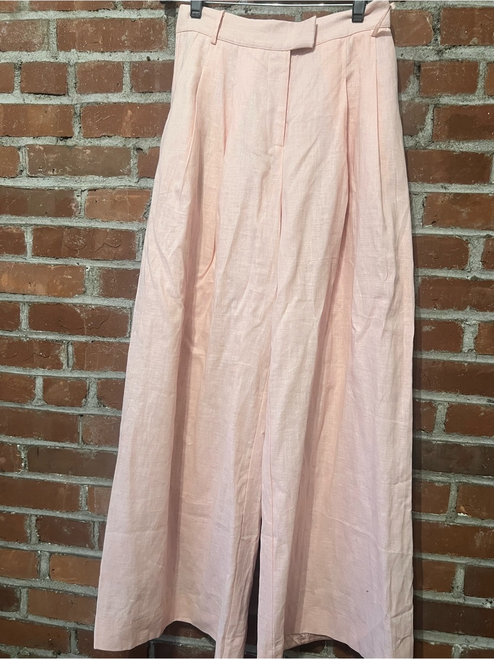 Zimmerman Linen Raw-Edge Trim Pant